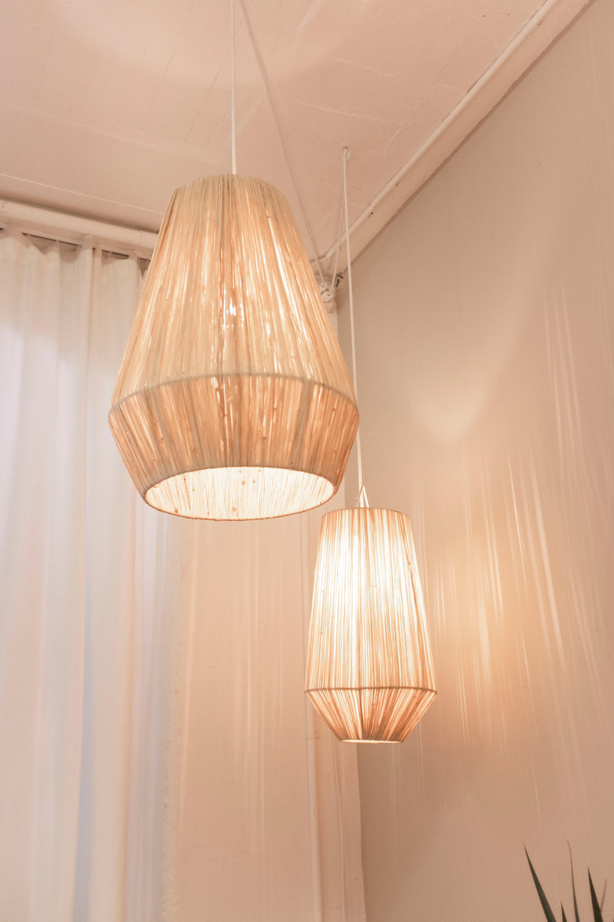 Raffia - Lamp - Diamond - Large