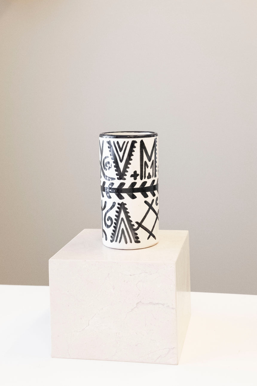 Ceramic - Vase - Illustrated