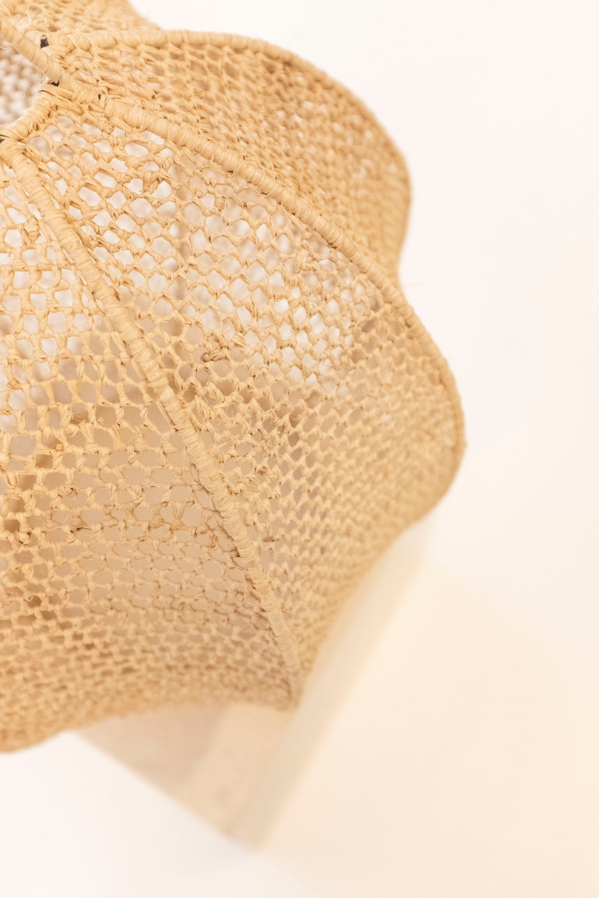 Raffia - Lamp - knitted