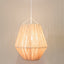 Raffia - Lamp - Diamond - Small