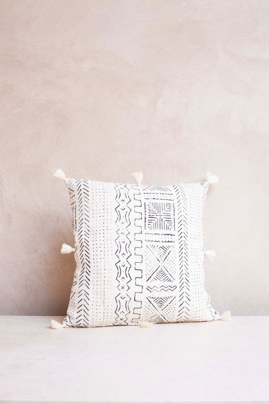 Textiles - Pillow Case - Africa Tassels