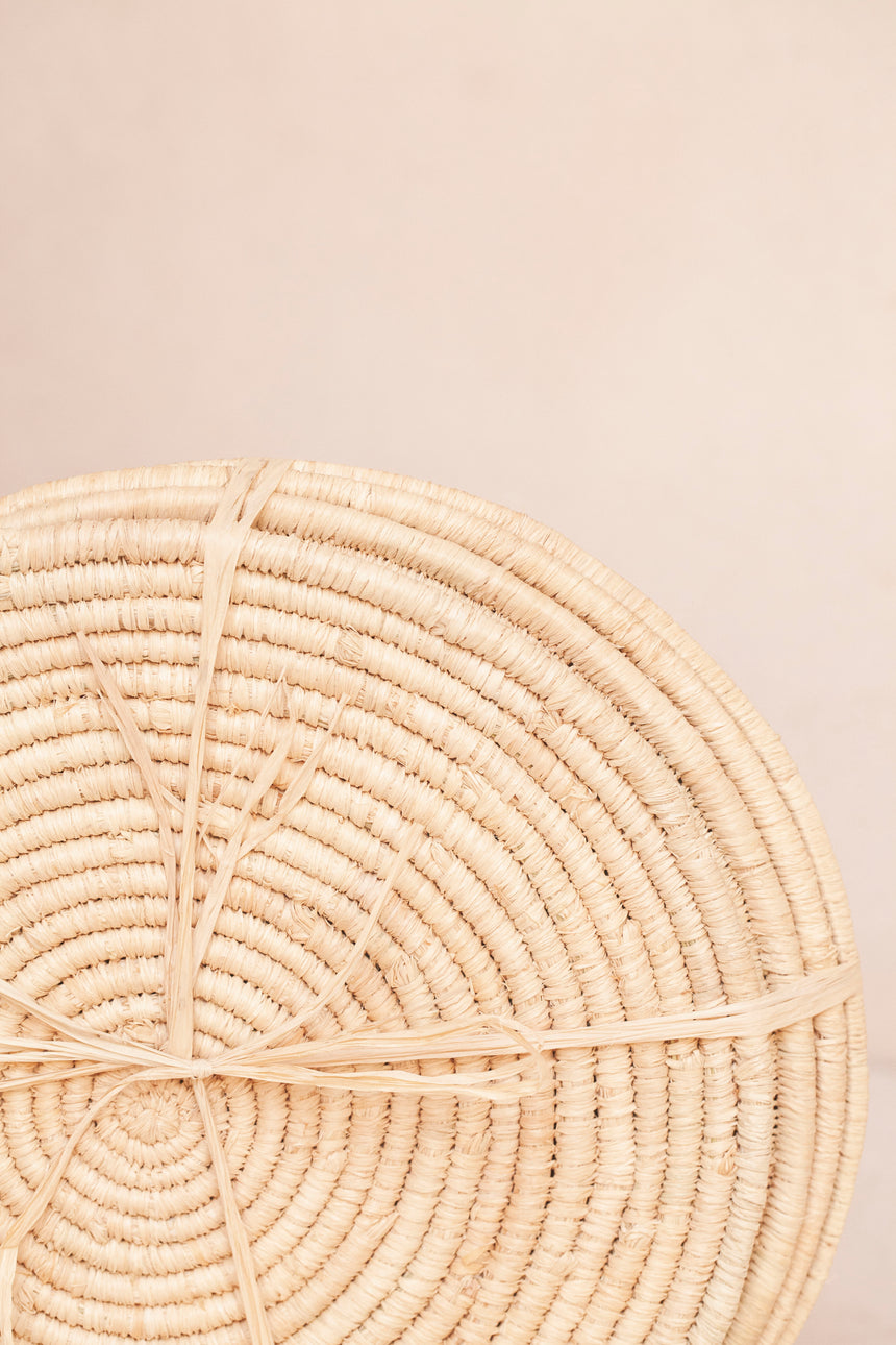 Raffia - Coaster Set - Glass