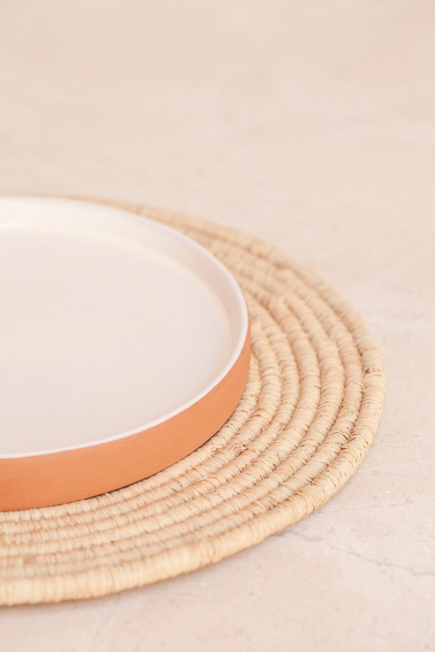 Raffia - Coaster Set - Plate